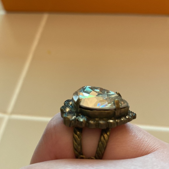 Sorelli Pear Adjustable Ring - Picture 3 of 7